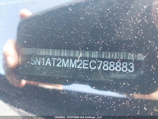 Продаж на аукціоні авто 2014 Nissan Rogue S/sl/sv, vin: 5N1AT2MM2EC788883, номер лоту: 12645522