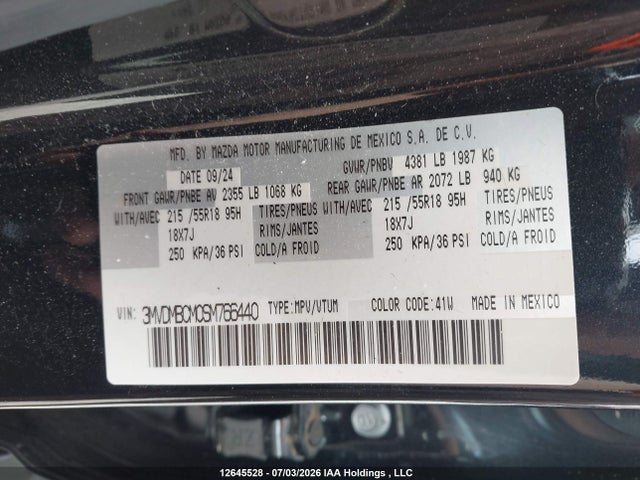Mazda Cx-30 Gs 2025 3MVDMBCM0SM766440 Image 9