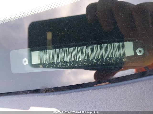 Aukcja sprzedaży 2004 Buick Century, vin: 2G4WS52J741321367, numer aukcji: 12645546