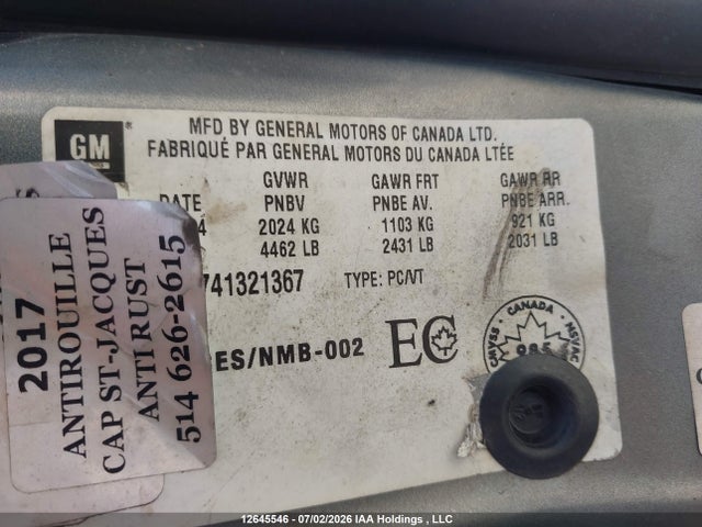 Aukcja sprzedaży 2004 Buick Century, vin: 2G4WS52J741321367, numer aukcji: 12645546