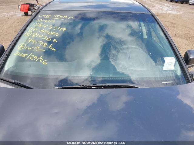 Продаж на аукціоні авто 2007 Honda Accord Ex, vin: 1HGCM567X7A814567, номер лоту: 12645549