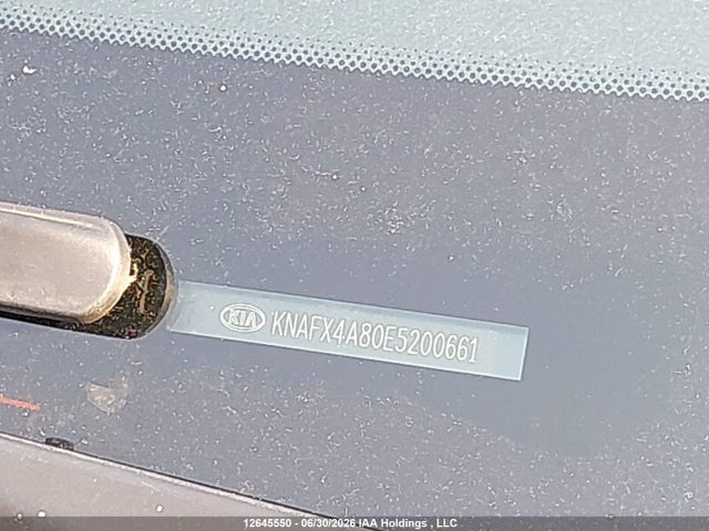 12645550 :رقم المزاد ، KNAFX4A80E5200661 vin ، 2014 Kia Forte 2.0l Ex/2.0l Sx مزاد بيع