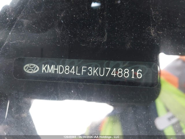 Продажа на аукционе авто 2019 Hyundai Elantra Luxury, vin: KMHD84LF3KU748816, номер лота: 12645565