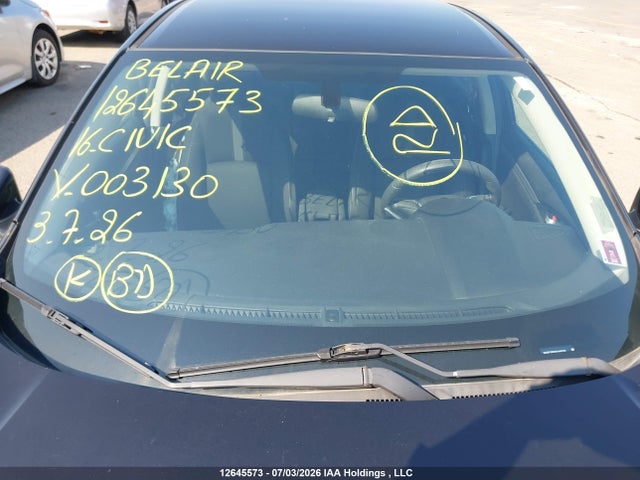 Продаж на аукціоні авто 2016 Honda Civic, vin: 2HGFC2F55GH003130, номер лоту: 12645573