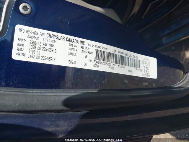 Продажа на аукционе авто 2012 Dodge Grand Caravan Se/sxt, vin: 2C4RDGBGXCR256252, номер лота: 12645580