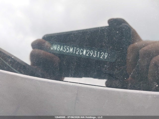 2012 Nissan Rogue S/sv მანქანა იყიდება აუქციონზე, vin: JN8AS5MT2CW293129, აუქციონის ნომერი: 12645585