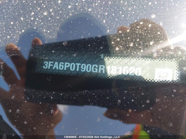 12645605 :رقم المزاد ، 3FA6P0T90GR181620 vin ، 2016 Ford Fusion Se مزاد بيع