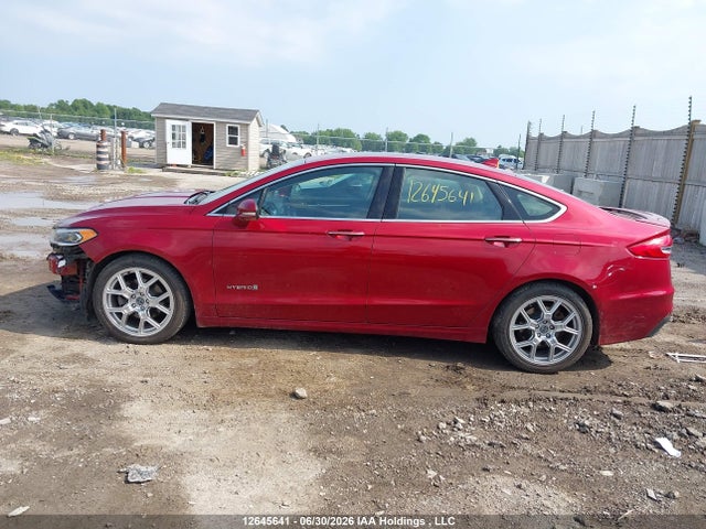 12645641 :رقم المزاد ، 3FA6P0RU0KR211767 vin ، 2019 Ford Fusion Titanium مزاد بيع