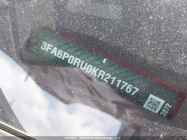 3FA6P0RU0KR211767 Ford Fusion Titanium