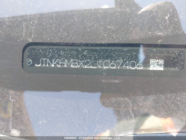 JTNKHMBX2L1067406 Toyota C-hr Xle Premium