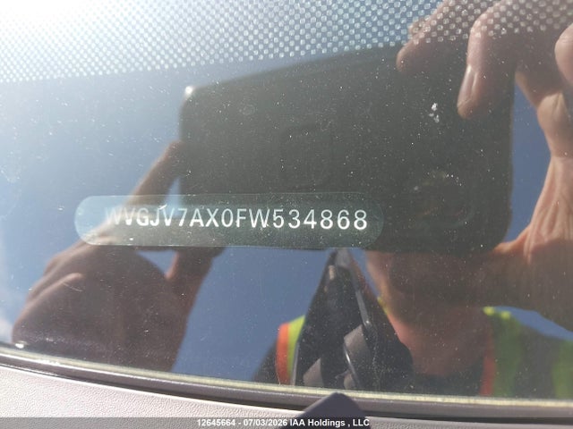 WVGJV7AX0FW534868 Volkswagen Tiguan S/se/sel/r-line