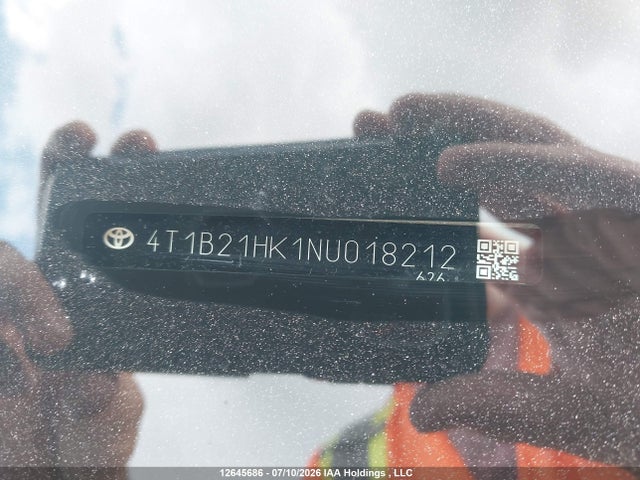 Aukcja sprzedaży 2022 Toyota Camry, vin: 4T1B21HK1NU018212, numer aukcji: 12645686
