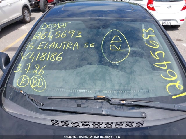 Продаж на аукціоні авто 2015 Hyundai Elantra Se/sport/limited, vin: KMHDH4AE1FU418186, номер лоту: 12645693