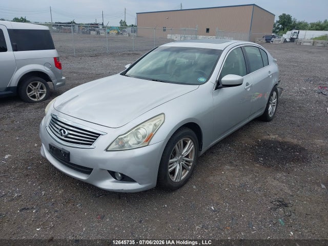 2011 Infiniti G25 მანქანა იყიდება აუქციონზე, vin: JN1DV6AR1BM654152, აუქციონის ნომერი: 12645735