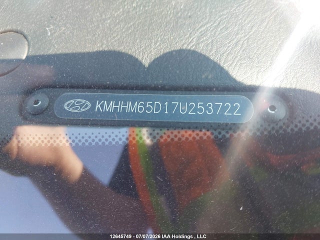 2007 Hyundai Tiburon Gs მანქანა იყიდება აუქციონზე, vin: KMHHM65D17U253722, აუქციონის ნომერი: 12645749