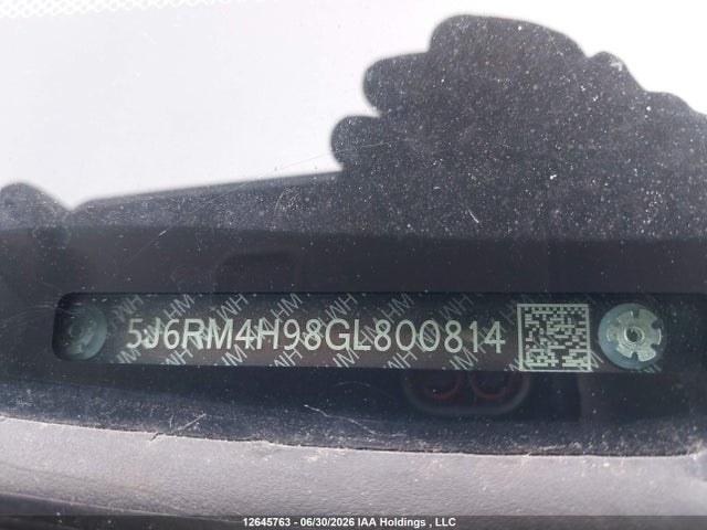 5J6RM4H98GL800814 Honda Cr-v Touring