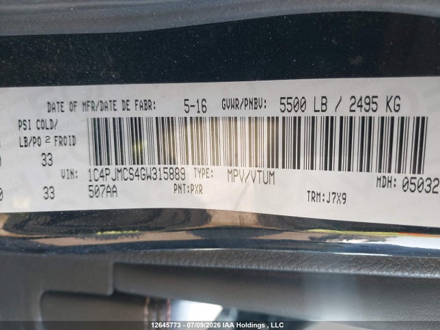Jeep Cherokee North 2016 1C4PJMCS4GW315889 Image 21