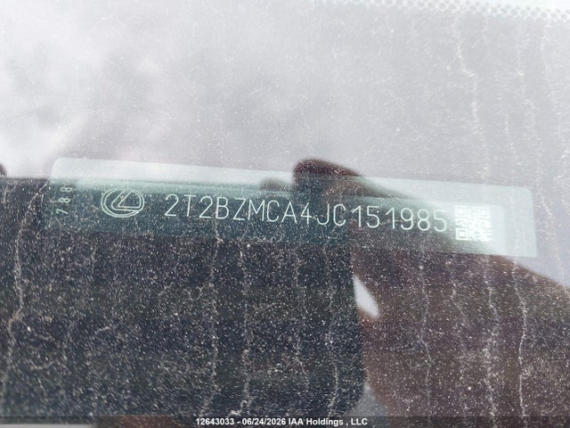 2T2BZMCA4JC151985 Lexus RX 350