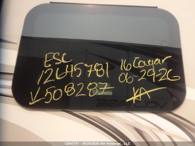 Продаж на аукціоні авто 2016 Keystone Cougar, vin: 4YDT32R26GC508287, номер лоту: 12645781