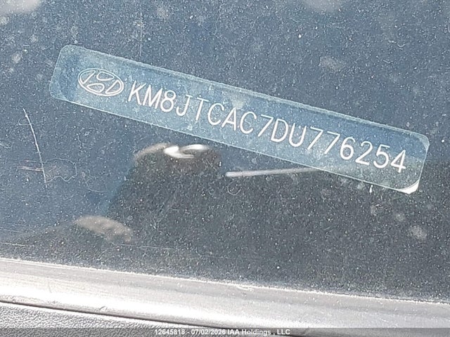 Aukcja sprzedaży 2013 Hyundai Tucson Gl, vin: KM8JTCAC7DU776254, numer aukcji: 12645818