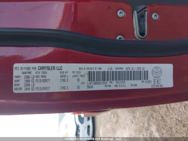 Aukcja sprzedaży 2009 Jeep Patriot Sport/north, vin: 1J4FF28B69D215537, numer aukcji: 12645819