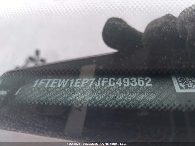 Продаж на аукціоні авто 2018 Ford F150 Supercrew, vin: 1FTEW1EP7JFC49362, номер лоту: 12645823