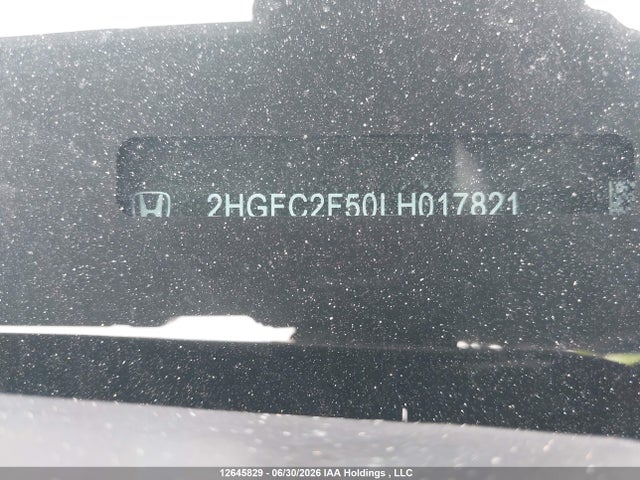 Honda Civic Lx 2020 2HGFC2F50LH017821 Image 19