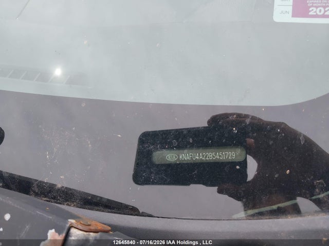 12645840 :رقم المزاد ، KNAFU4A22B5451729 vin ، 2011 Kia Forte Ex مزاد بيع