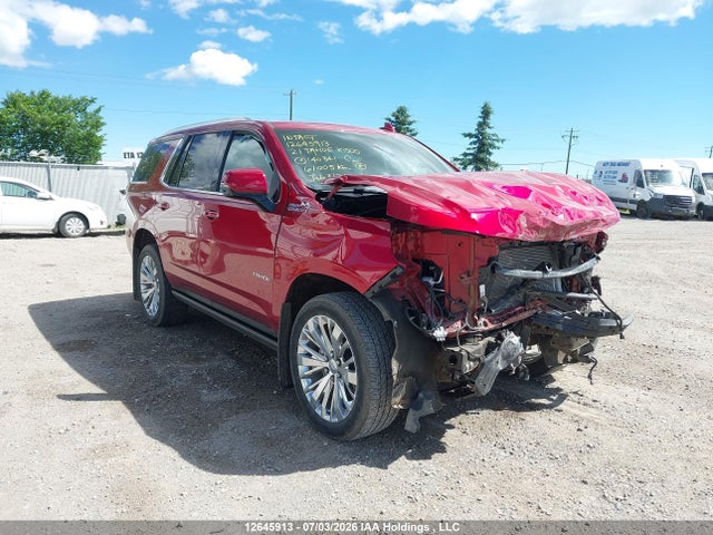 12645913 :رقم المزاد ، 1GNSKTKL5MR140341 vin ، 2021 Chevrolet Tahoe K1500 High Country مزاد بيع