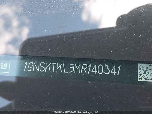 Aukcja sprzedaży 2021 Chevrolet Tahoe K1500 High Country, vin: 1GNSKTKL5MR140341, numer aukcji: 12645913