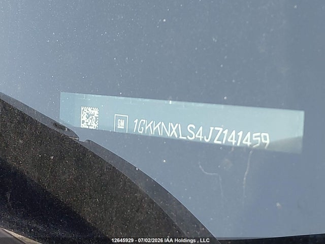 12645929 :رقم المزاد ، 1GKKNXLS4JZ141459 vin ، 2018 Gmc Acadia Denali مزاد بيع