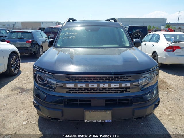 12645930 :رقم المزاد ، 3FMCR9D93NRD71513 vin ، 2022 Ford Bronco Sport Badlands مزاد بيع