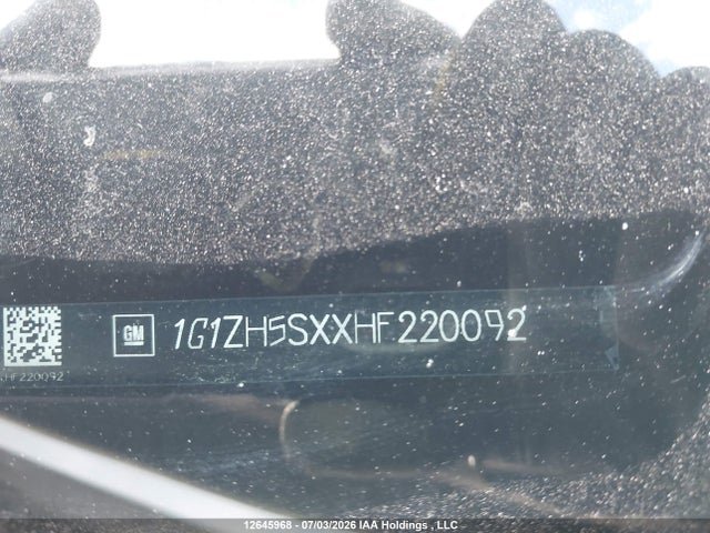 1G1ZH5SXXHF220092 Chevrolet Malibu Premier