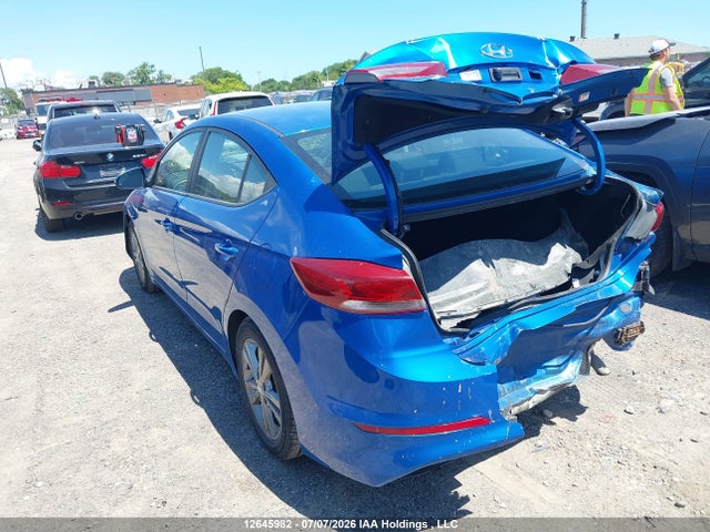 12645982 :رقم المزاد ، KMHD84LF2HU185685 vin ، 2017 Hyundai Elantra مزاد بيع