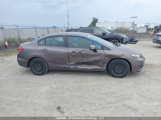 2013 Honda Civic Lx მანქანა იყიდება აუქციონზე, vin: 2HGFB2F4XDH032452, აუქციონის ნომერი: 12645986