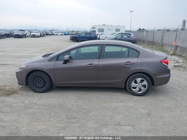 2013 Honda Civic Lx მანქანა იყიდება აუქციონზე, vin: 2HGFB2F4XDH032452, აუქციონის ნომერი: 12645986