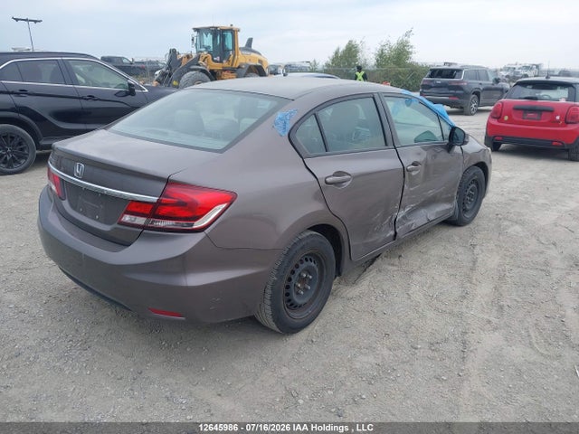 2013 Honda Civic Lx მანქანა იყიდება აუქციონზე, vin: 2HGFB2F4XDH032452, აუქციონის ნომერი: 12645986