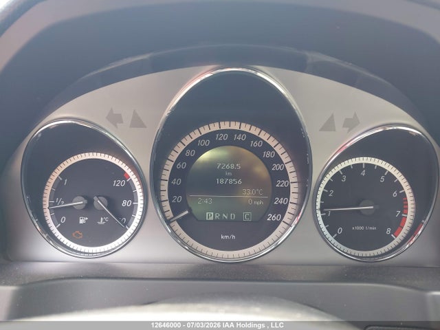 2009 Mercedes-benz C-class მანქანა იყიდება აუქციონზე, vin: WDDGF87X69F347685, აუქციონის ნომერი: 12646000