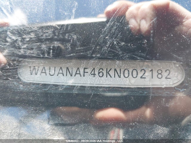 Aukcja sprzedaży 2019 Audi A4 Komfort, vin: WAUANAF46KN002182, numer aukcji: 12646003