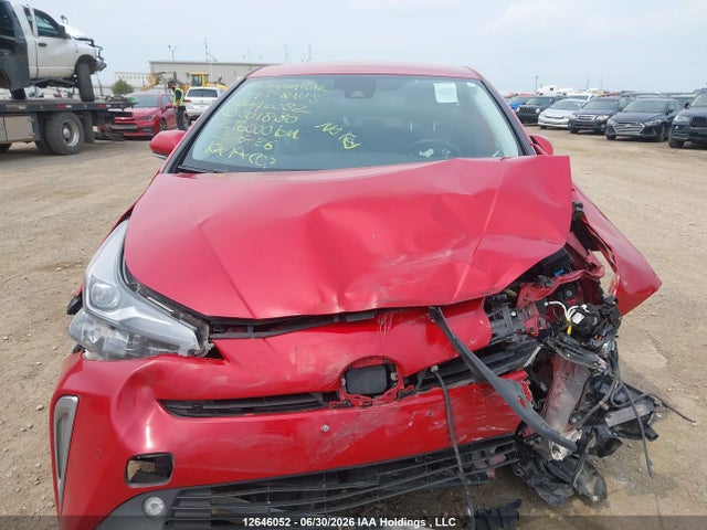 2019 Toyota Prius მანქანა იყიდება აუქციონზე, vin: JTDL9RFU7K3001830, აუქციონის ნომერი: 12646052