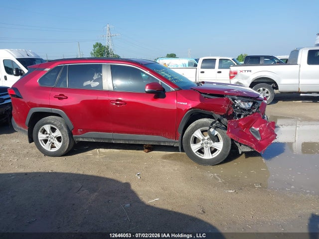 12646053 :رقم المزاد ، 2T3BWRFV9LW101570 vin ، 2020 Toyota Rav4 Hybrid Le مزاد بيع