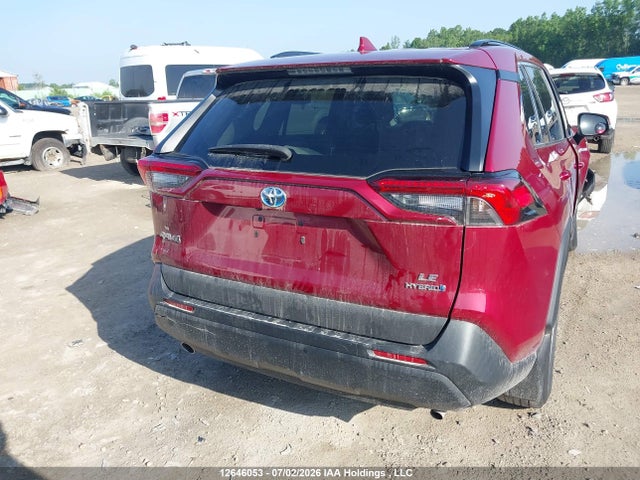 12646053 :رقم المزاد ، 2T3BWRFV9LW101570 vin ، 2020 Toyota Rav4 Hybrid Le مزاد بيع