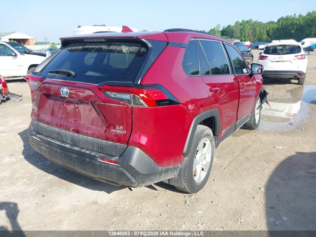 12646053 :رقم المزاد ، 2T3BWRFV9LW101570 vin ، 2020 Toyota Rav4 Hybrid Le مزاد بيع