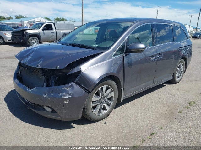 2015 Honda Odyssey Touring მანქანა იყიდება აუქციონზე, vin: 5FNRL5H91FB507787, აუქციონის ნომერი: 12646091