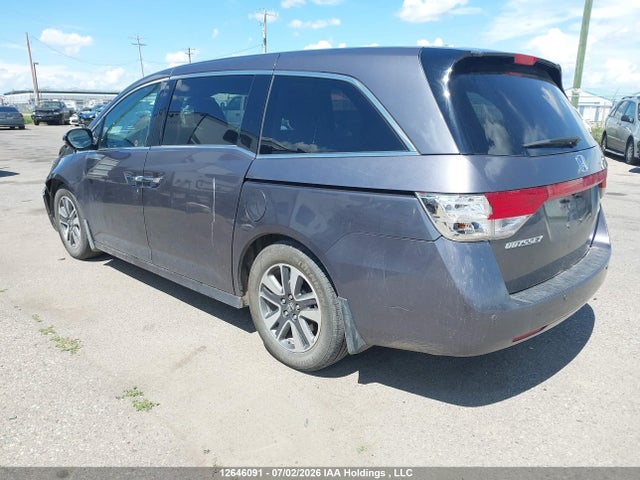 2015 Honda Odyssey Touring მანქანა იყიდება აუქციონზე, vin: 5FNRL5H91FB507787, აუქციონის ნომერი: 12646091
