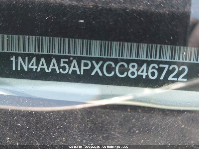 Aukcja sprzedaży 2012 Nissan Maxima S/sv, vin: 1N4AA5APXCC846722, numer aukcji: 12646110
