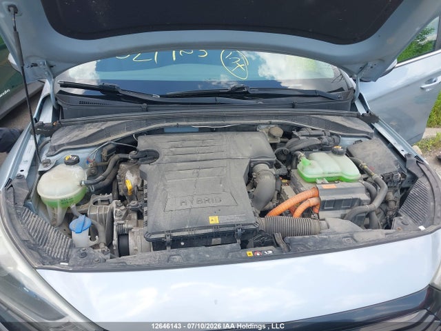 2017 Hyundai Ioniq Hybrid Se მანქანა იყიდება აუქციონზე, vin: KMHC85LC0HU021763, აუქციონის ნომერი: 12646143