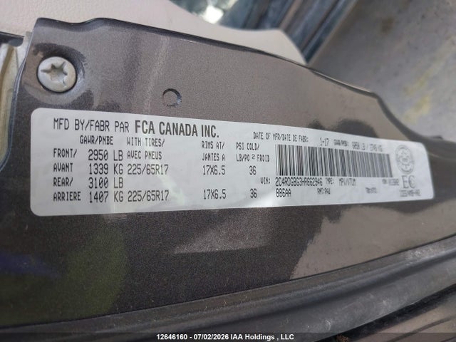 Dodge Grand Caravan Cvp/sxt 2017 2C4RDGBG3HR662946 Image 9