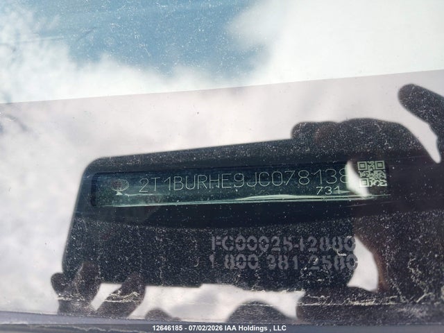 Toyota COROLLA LE 2018 2T1BURHE9JC078138 Image 20