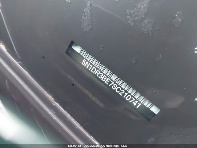 5N1DR3BE7SC210741 Nissan Pathfinder Rock Creek 4wd/sv 4wd